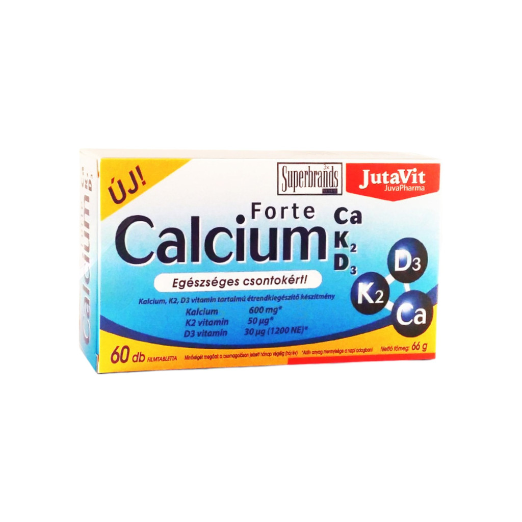 JutaVit Calcium Forte Ca - K2 - D3 60 pcs