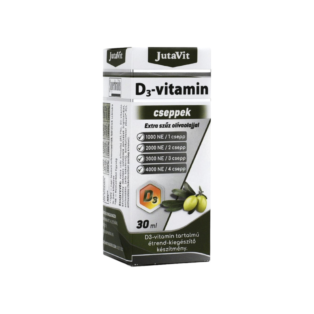 Jutavit d3-vitamin 1000NE cseppek extra szűz olivaolajjal 30 ml