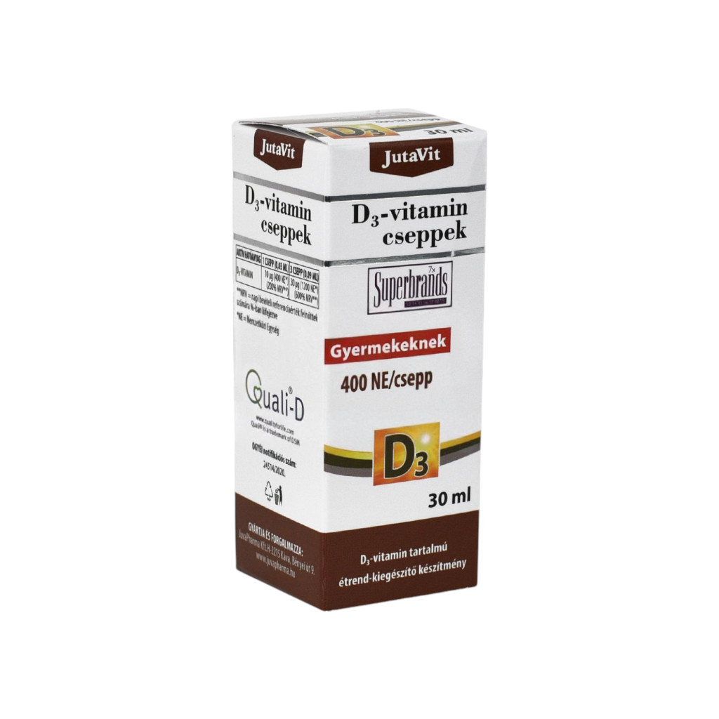 Jutavit Vitamin D3 400 IU Kapky 30 ml