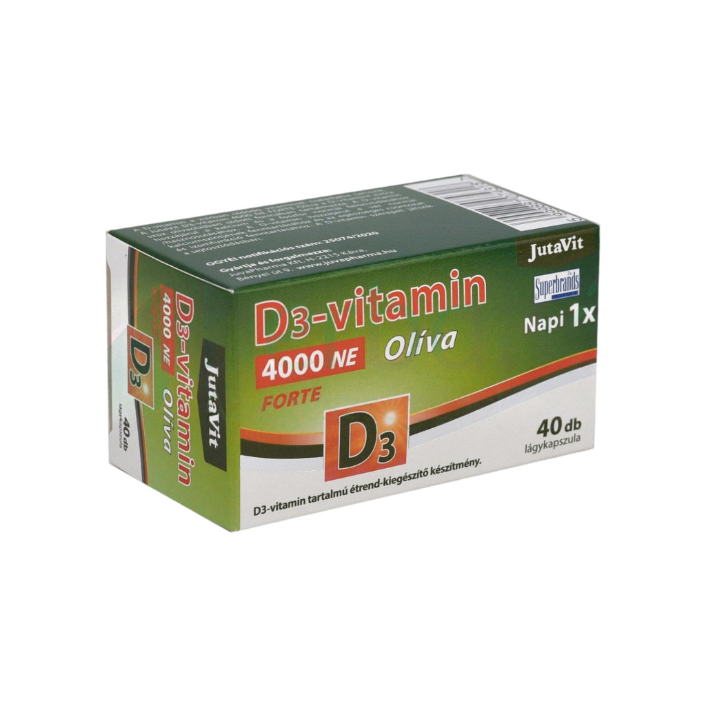 Jutavit D3-Vitamin 4000IU Olive 40 pcs