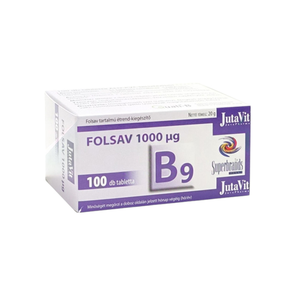 Jutavit Folsäure 1000 Mcg 100 Stk