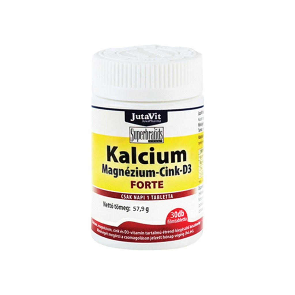 JutaVit Kalcium - Magnézium - Cink + D3 Forte 30 db