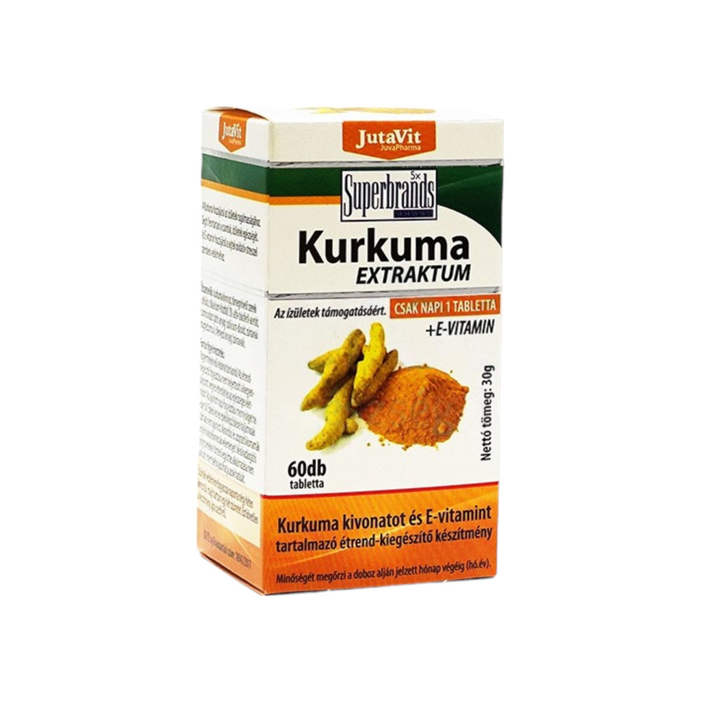 JutaVit Kurkuma extrakt 100 mg, 60 kusů