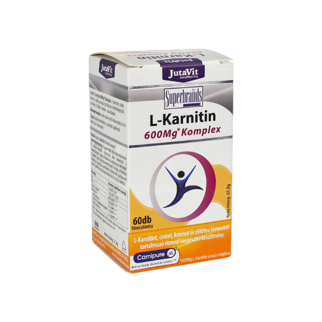 JutaVit L-Carnitine Complex 600 mg, 60 pcs