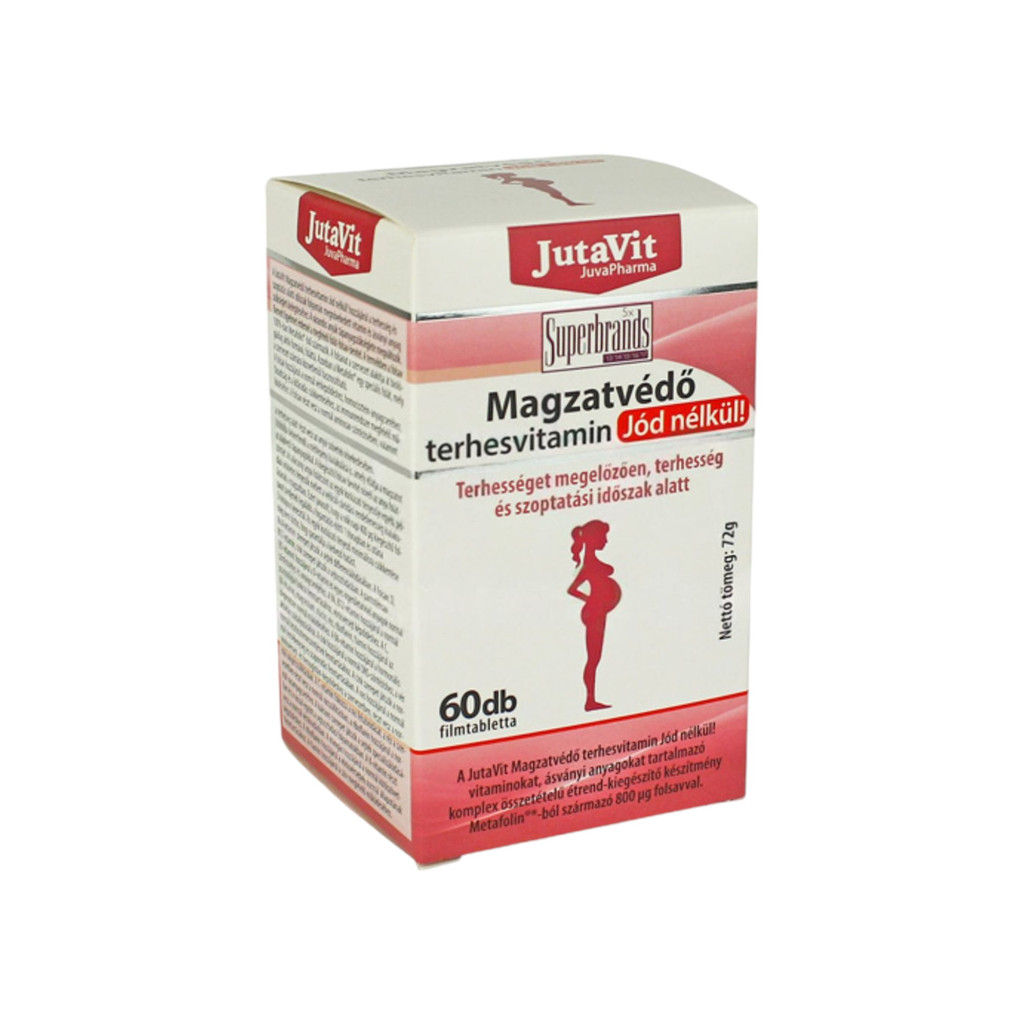 Jutavit Pränatales Vitaminpräparat (Ohne Jod) 60 Tabletten