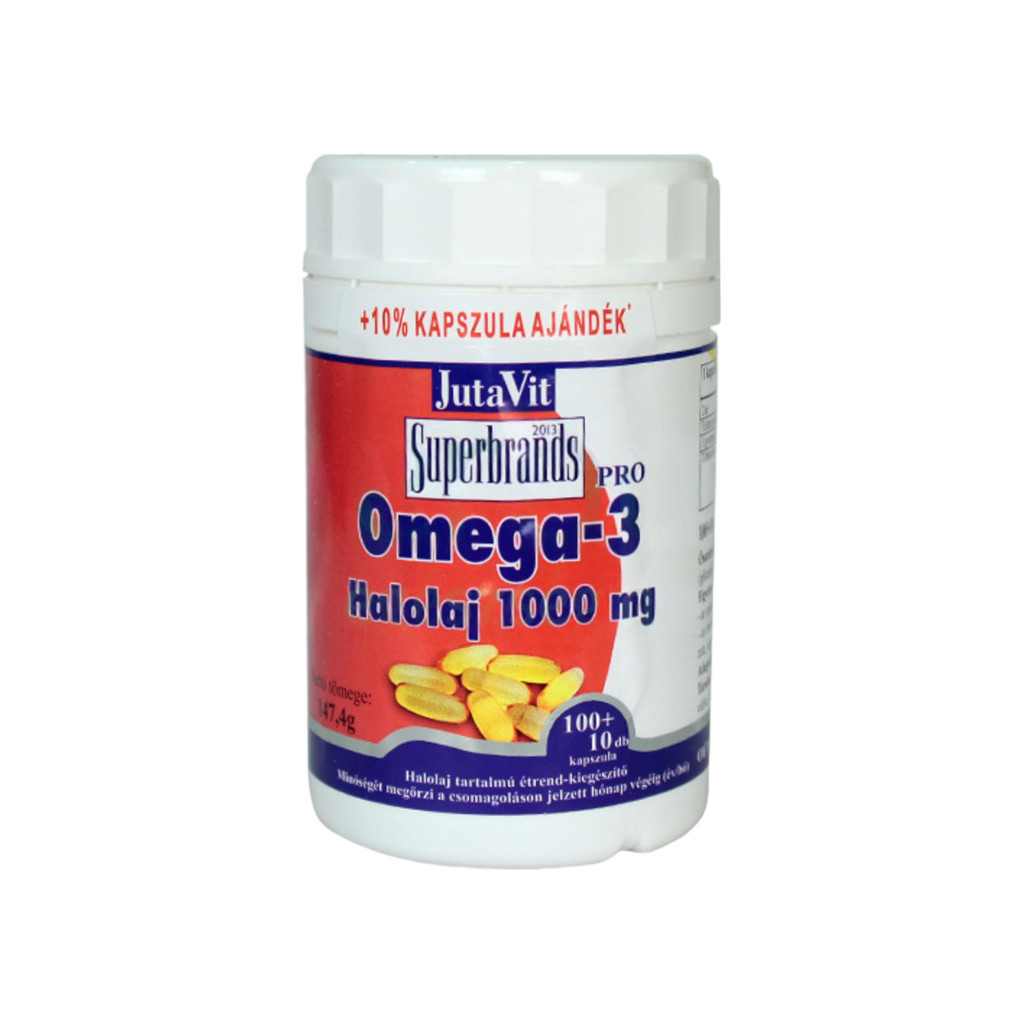 Capsule Jutavit cu ulei de pește omega-3, 100 bucăți