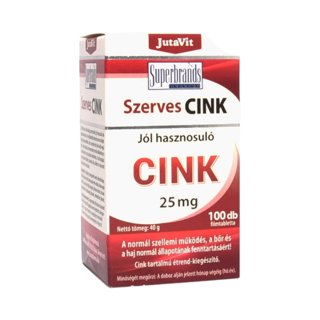 JutaVit Organisches Zink 25 mg 100 Stk