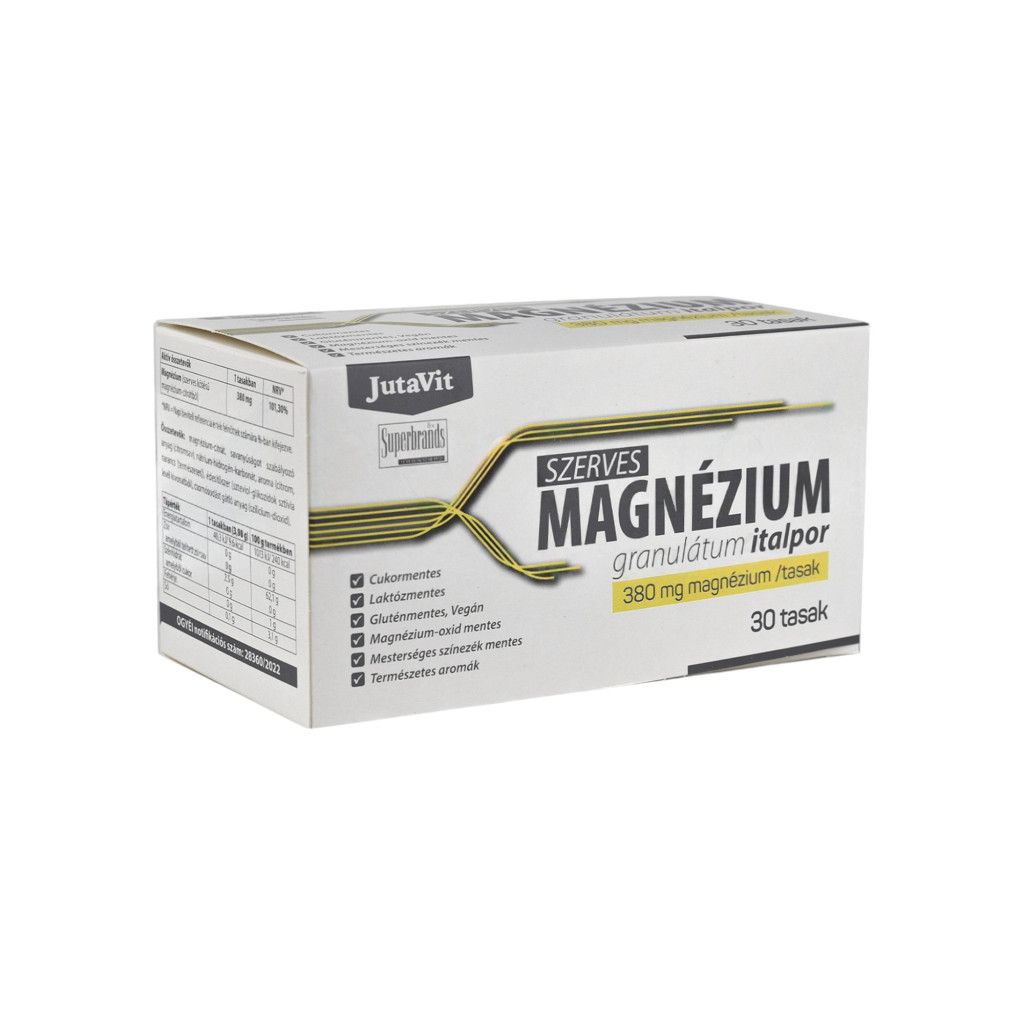 JUTAVIT SZERVES MAGNÉZIUM GRANULÁTUM ITALPOR 30DB
