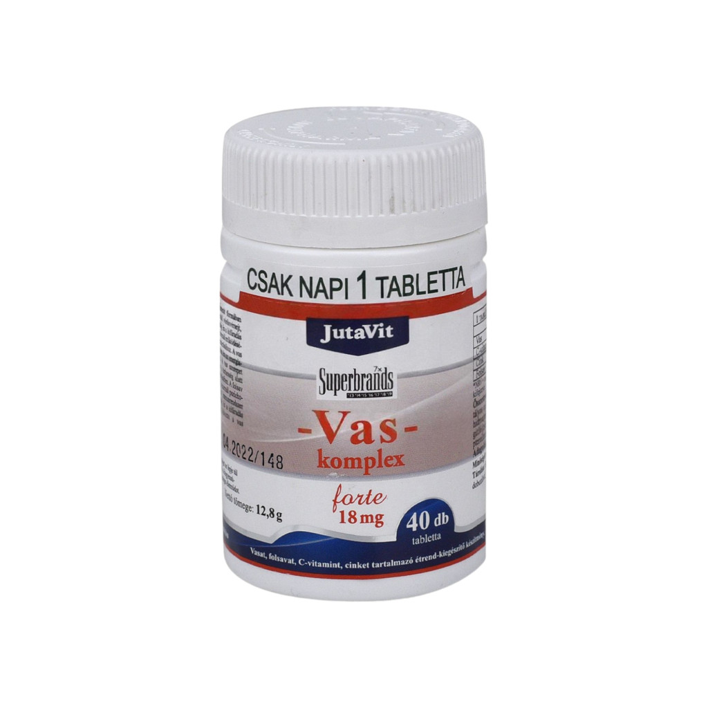 JutaVit Iron - Kompleks 18 mg, 40 szt