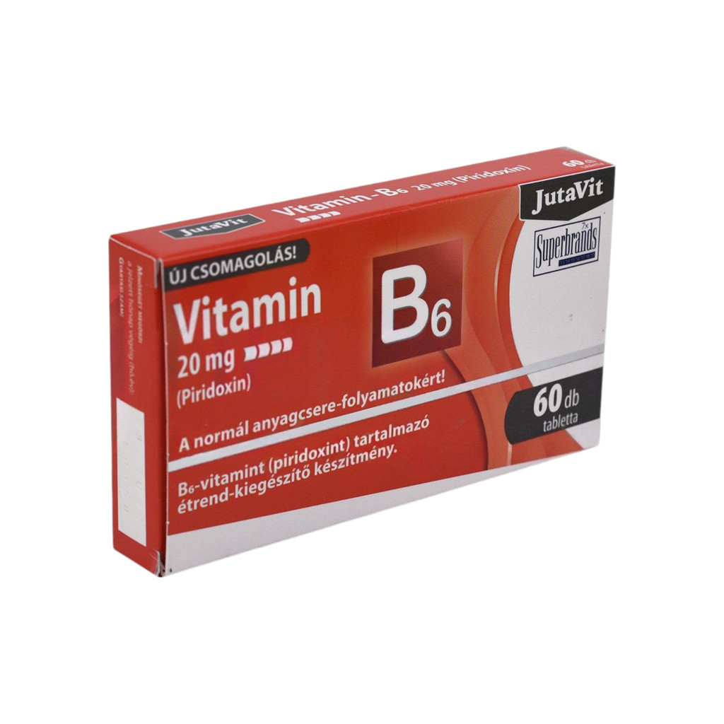 Jutavit Witamina B6 20 Mg, 60 szt