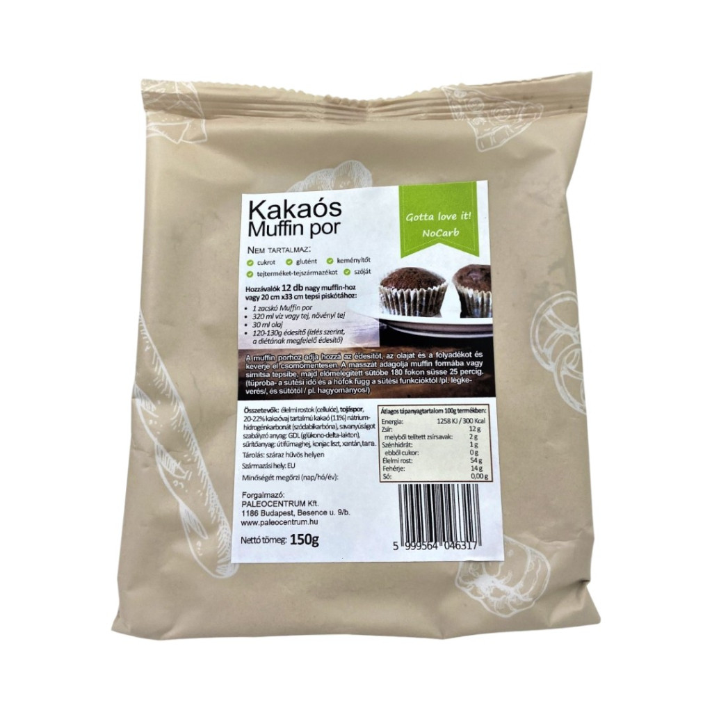 Muffin cu ciocolată 150g NoCarb Trebuie să-i iubești!