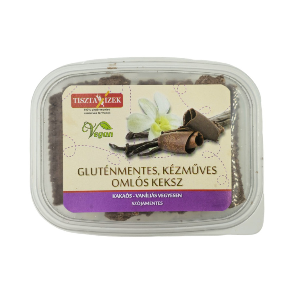 Kakao-Vanille-Mürbegebäck 180g Pure Flavours glutenfrei, handwerklich