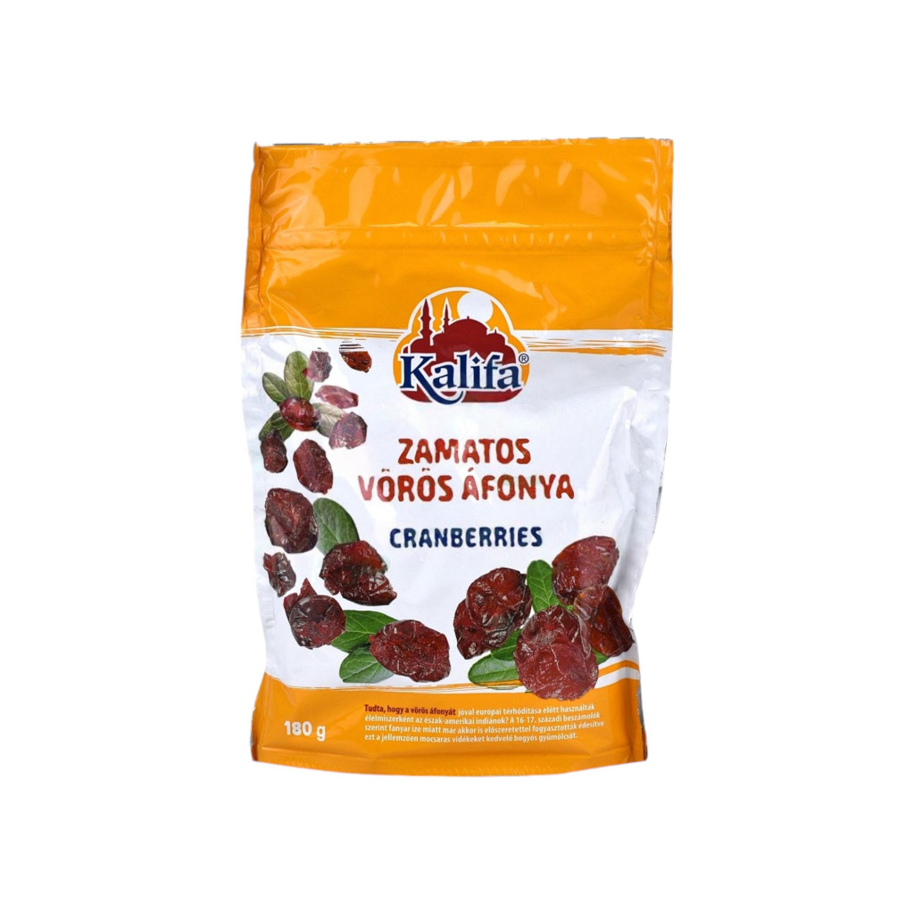 Šťavnaté červené brusinky Kalifa 180 g