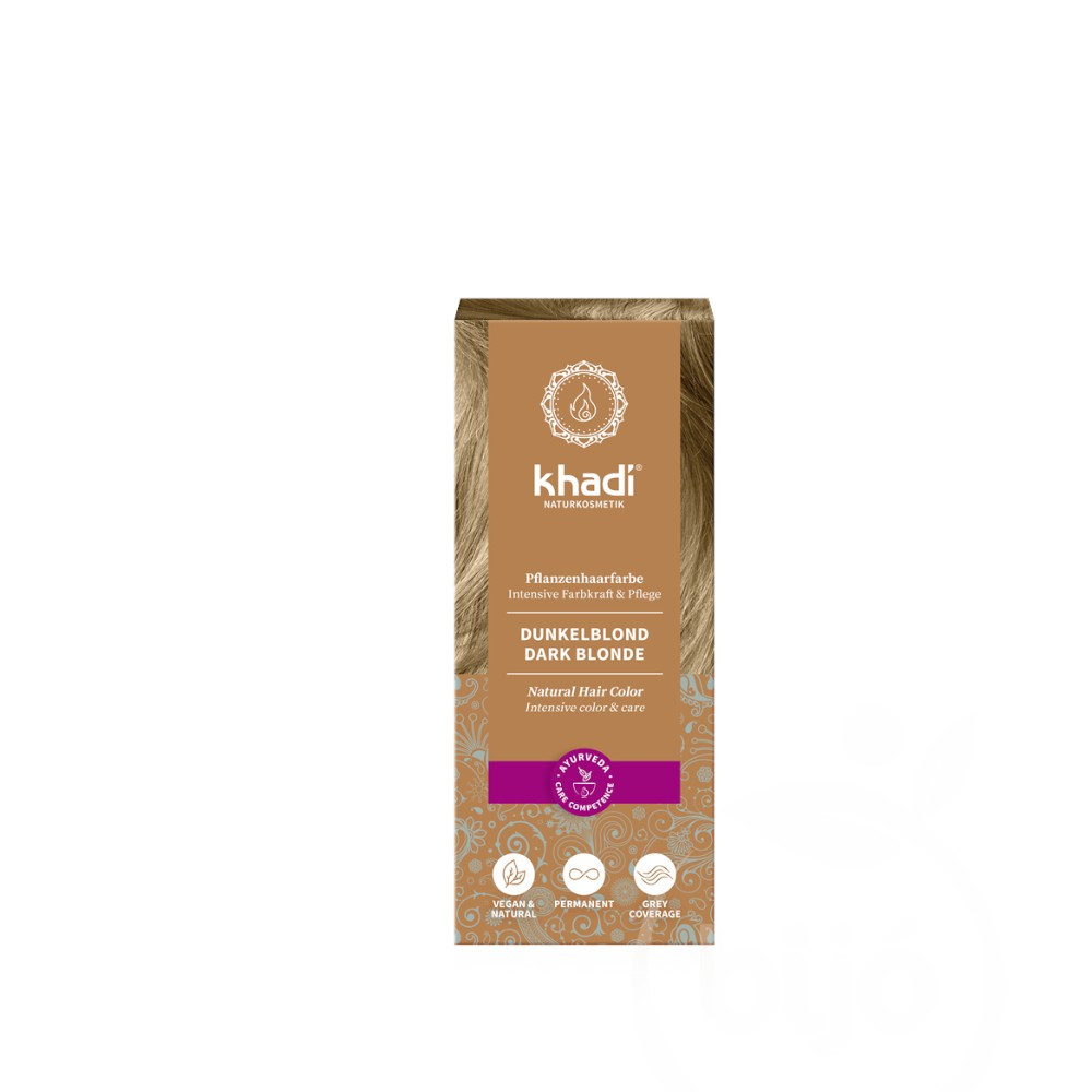 Khadi bio hajfesték por sötétszőke 100 g