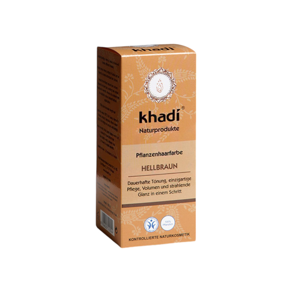 Khadi bio hajfesték por világosbarna 100 g