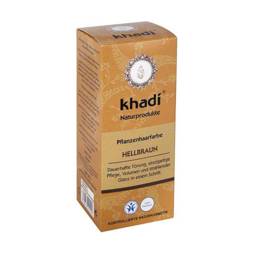 Khadi bio hajfesték por világosbarna 100 g