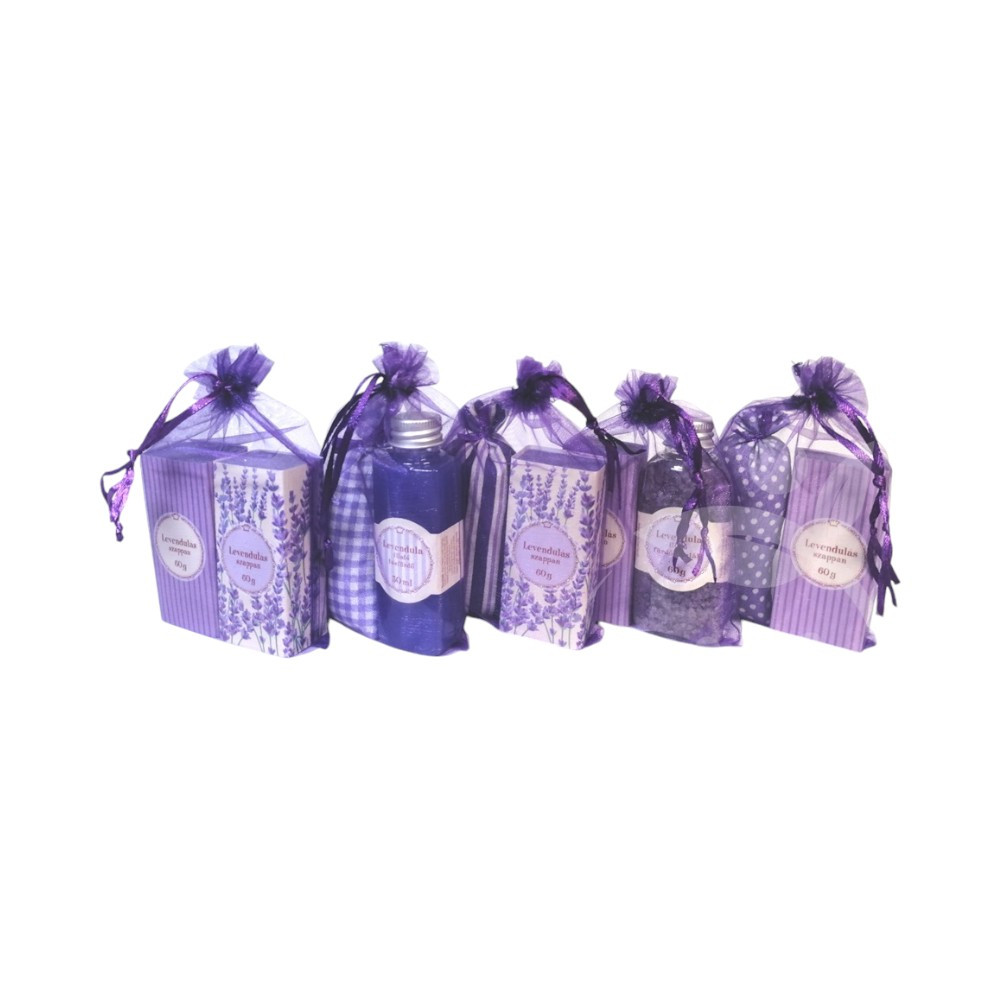 Set mixt de 2 pahare King Glass cu lavandă, 1 buc.