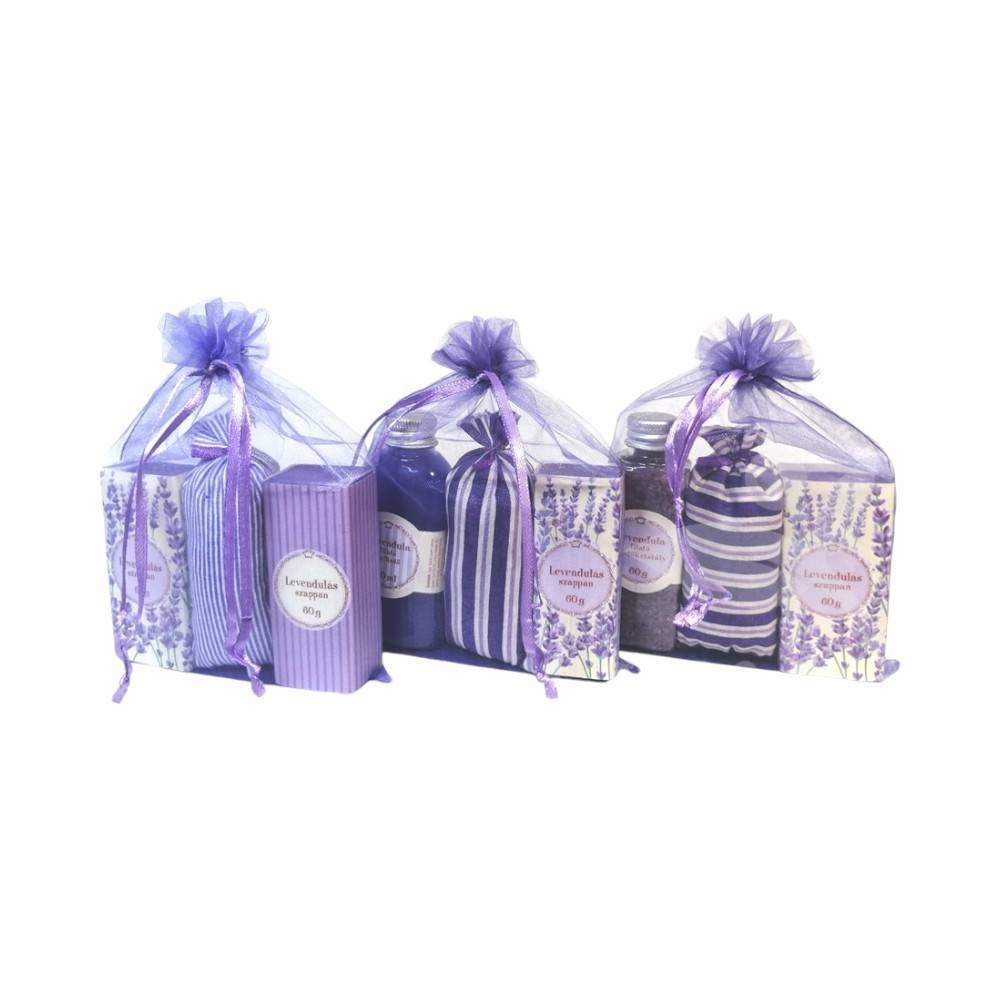 Set mixt cu 3 săpunuri King Glass Lavender, 1 buc.