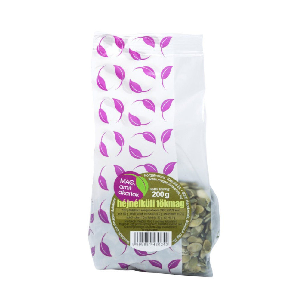 Chlorophyll Seedless Pumpkin Seeds 200 g