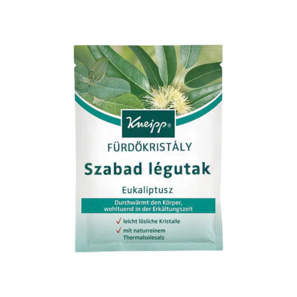 Kneipp fürdőkristály szabad légutak fürdőkristály eukaliptus 60 g