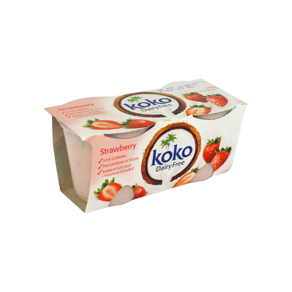 Koko kókuszgurt epres 250 g