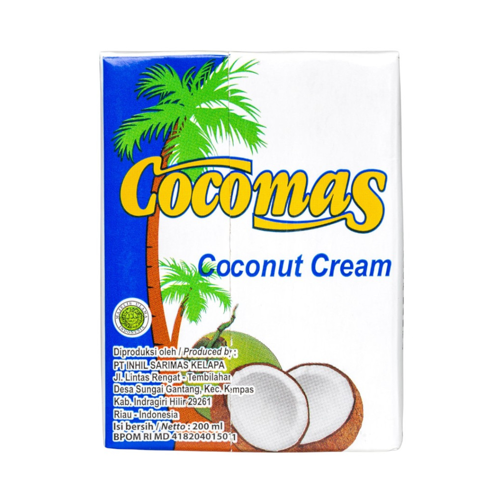 Kokoscreme 200ml Cocomas