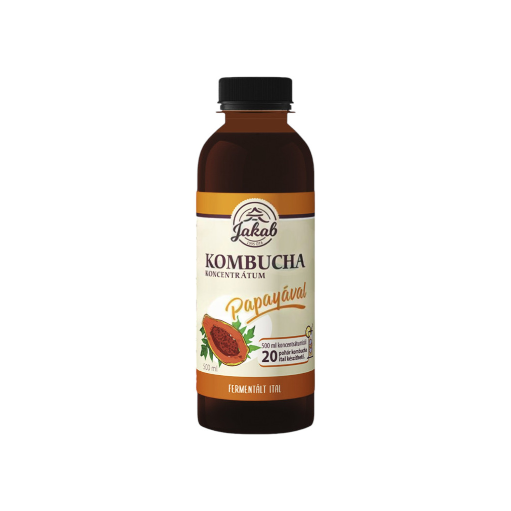 Concentrat de ceai Kombucha cu papaya 500 ml