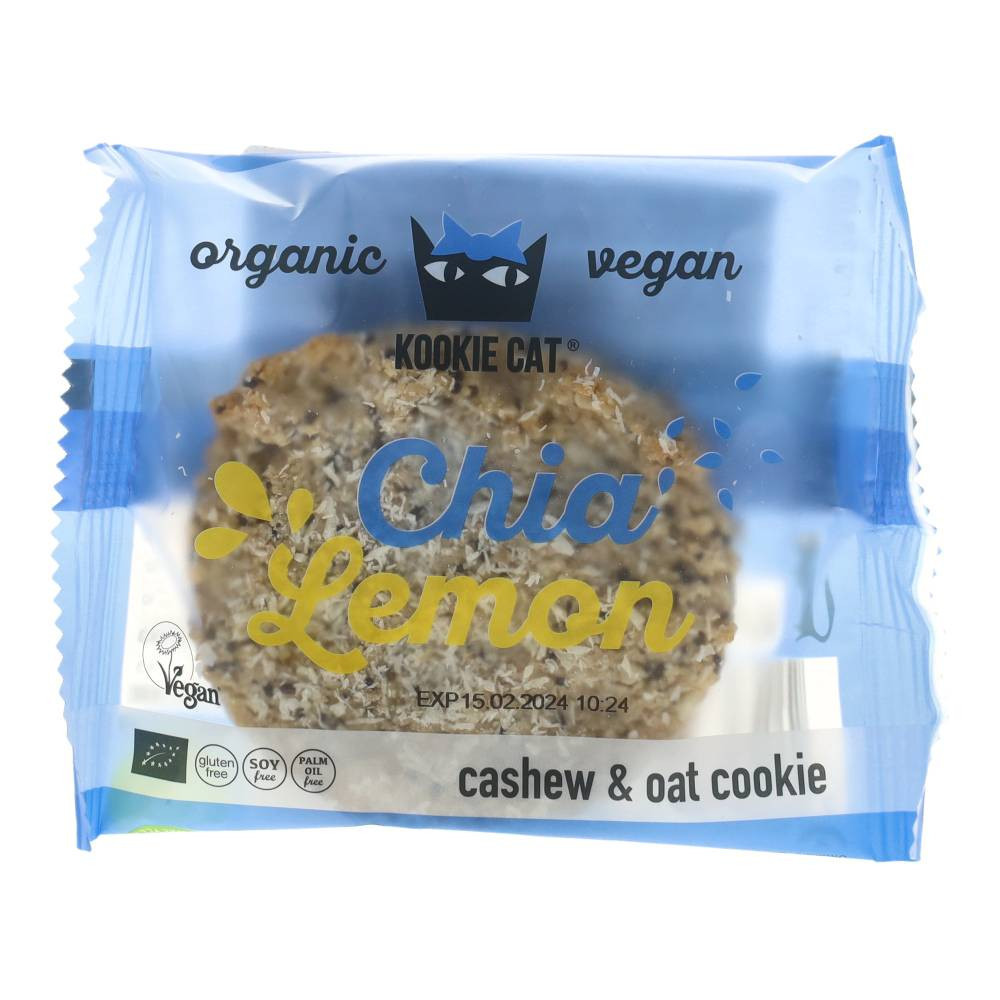 Kookie C.Bio Vegán Keksz Chiamag-Lemo.Gm
