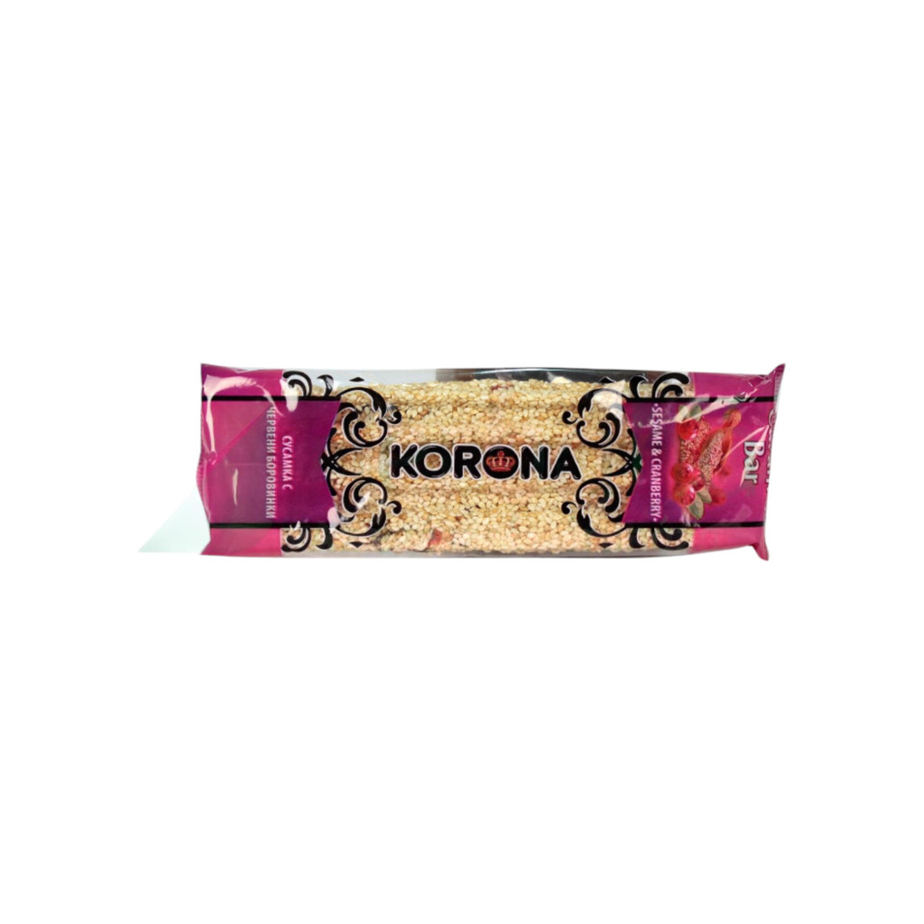 Korona szelet szezámmagos-vörösáfonyás 60 g