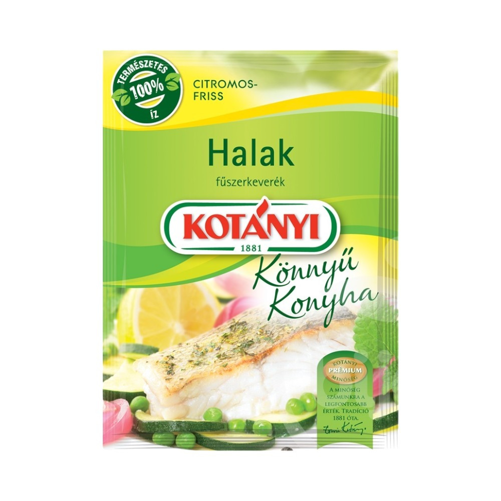 Kotányi könnyű konyha halak fűszerkeverék 25 g