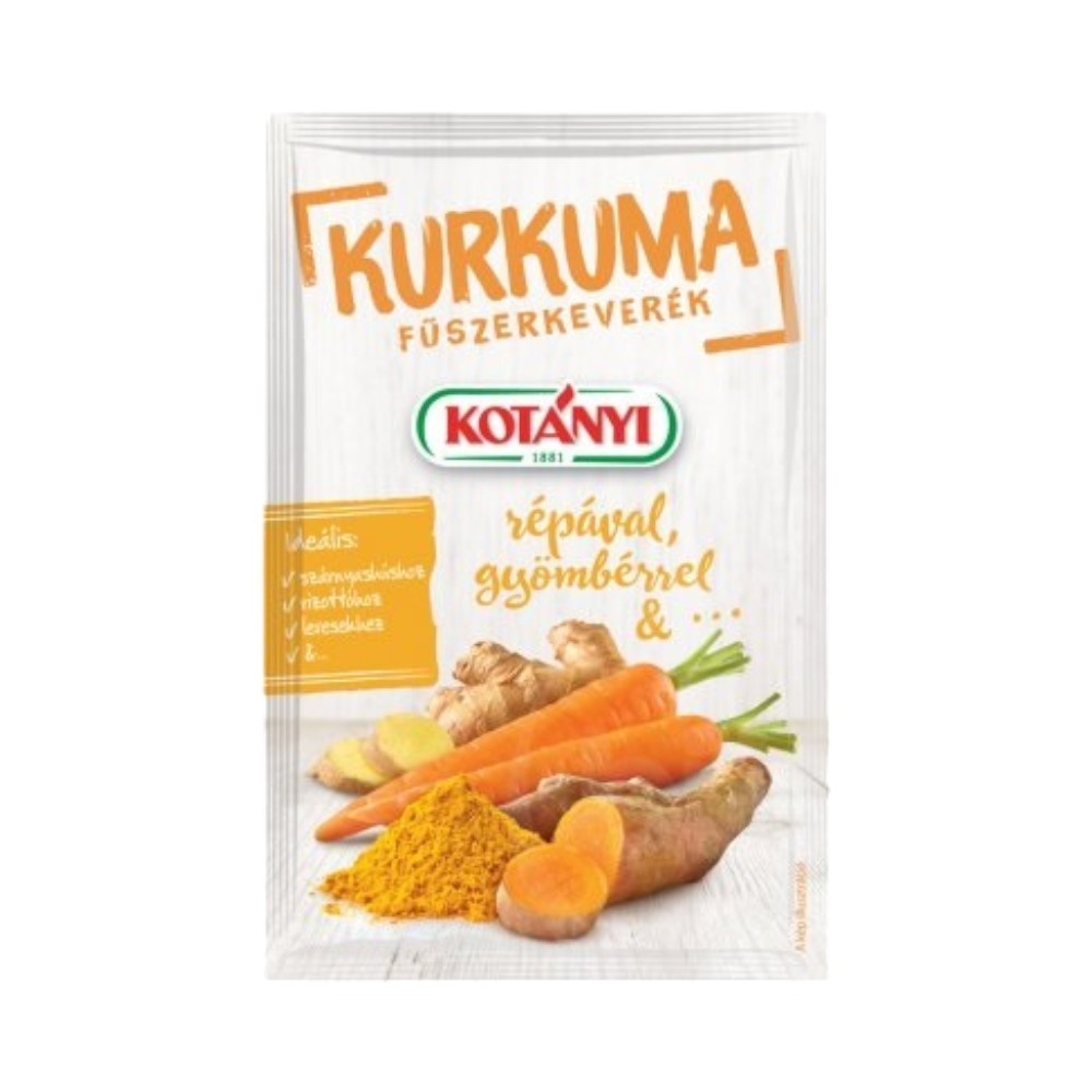 Kotányi kurkuma répa gyömbér fűszerkeverék 25 g