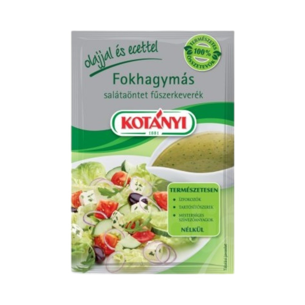 Kotányi salátaöntet por fokhagymás 13 g