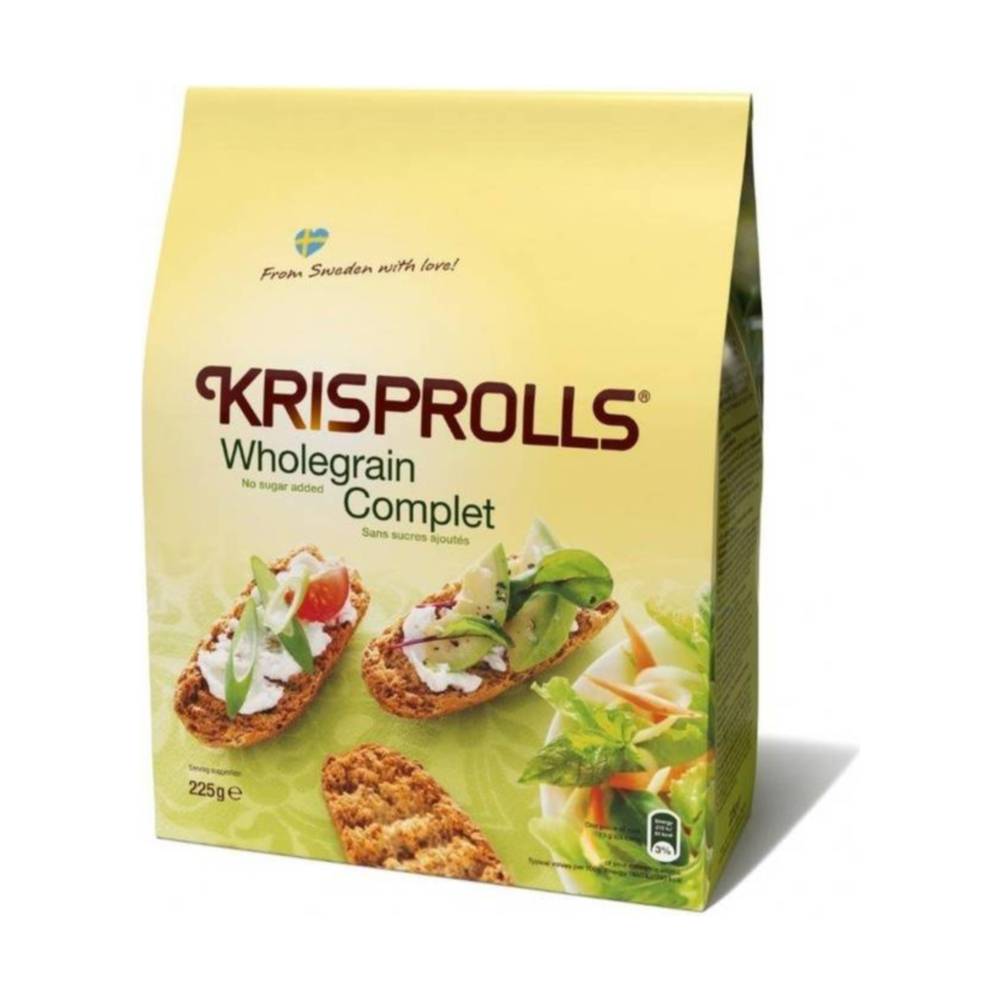 Krisprolls celozrnný chléb bez přidaného cukru 225 g