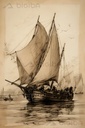 Vintage Maritime Sketch