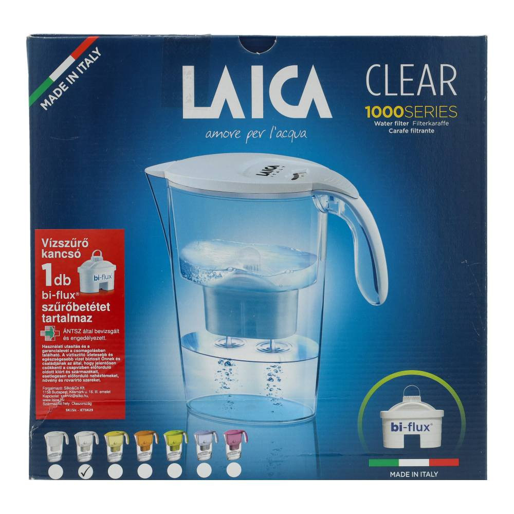 Ciobanul Line Clear Laica filtru de apă cană albă transparentă 1 buc.
