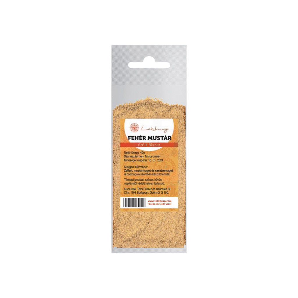 Gemahlener weißer Senf Lakshmi 40 g