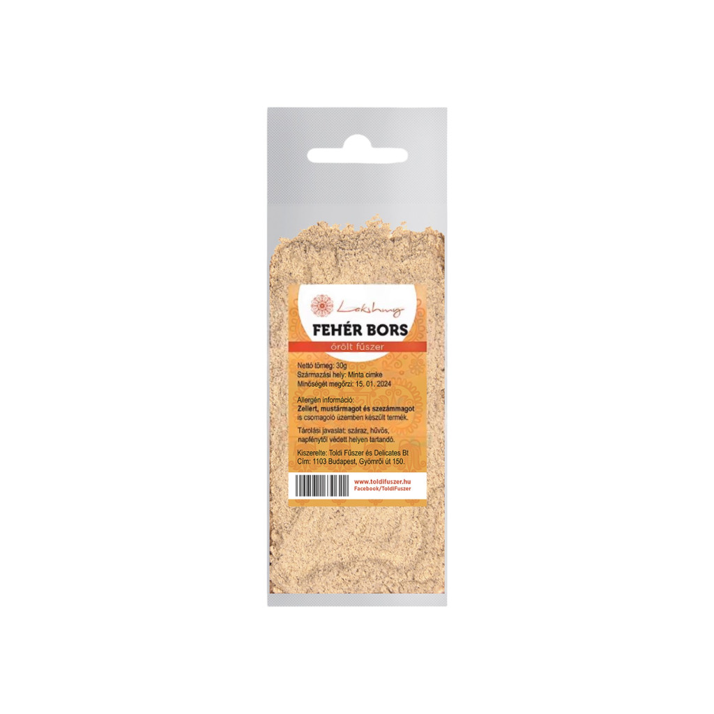 30 g ground white pepper