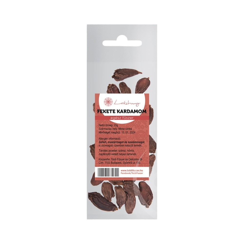 Cardamom negru întreg Lakshmi 20 g