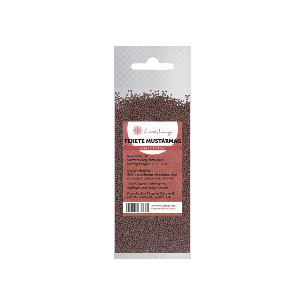 Lakshmi whole black mustard seeds 30 g