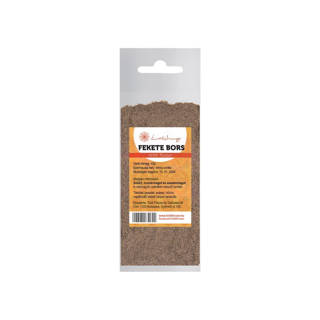 Lakshmi piper negru măcinat 40 g