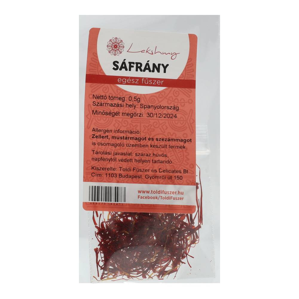 Lakshmi sáfrány 0,5 g 1 db