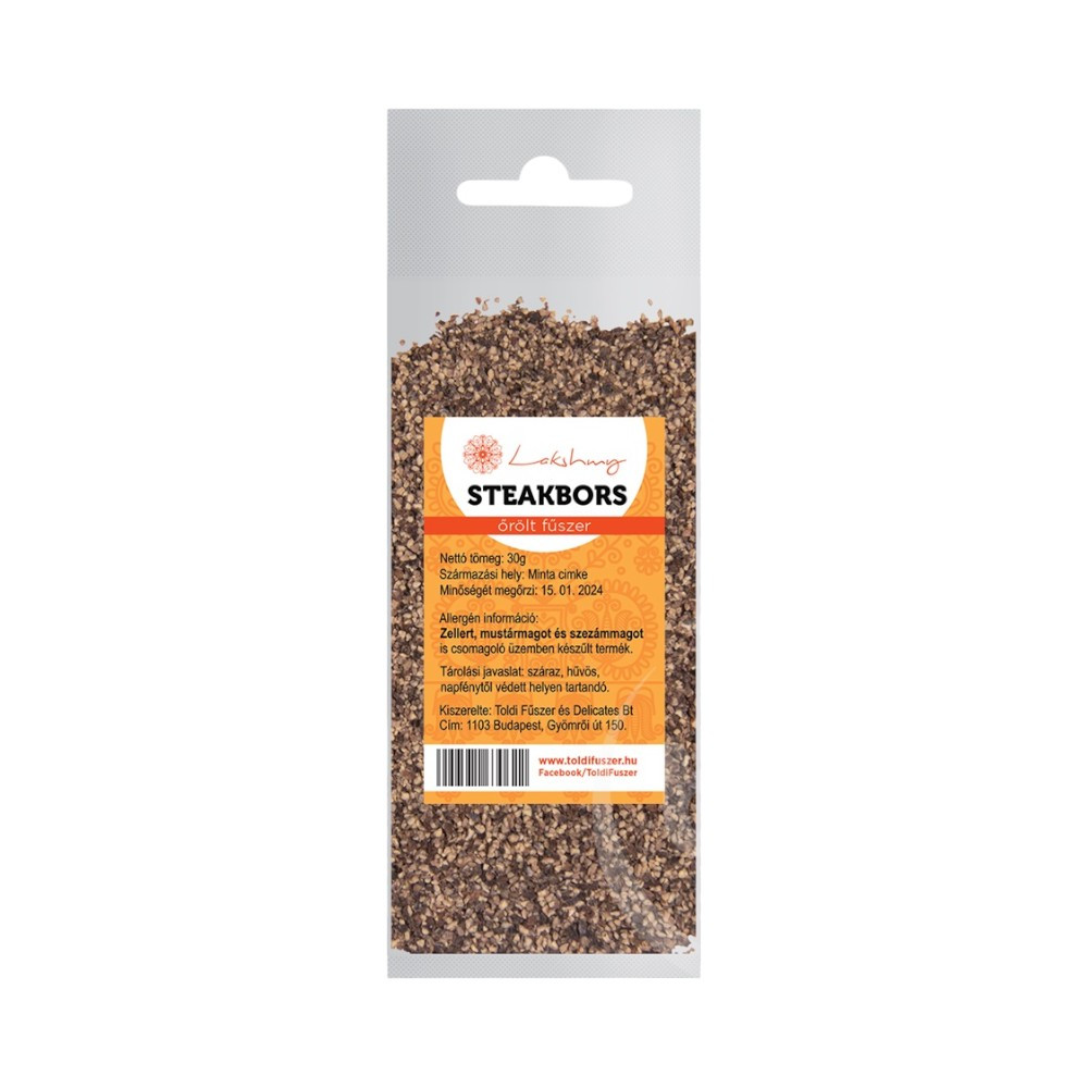 Hovězí steak Lakshmi s mletým černým pepřem, 30 g