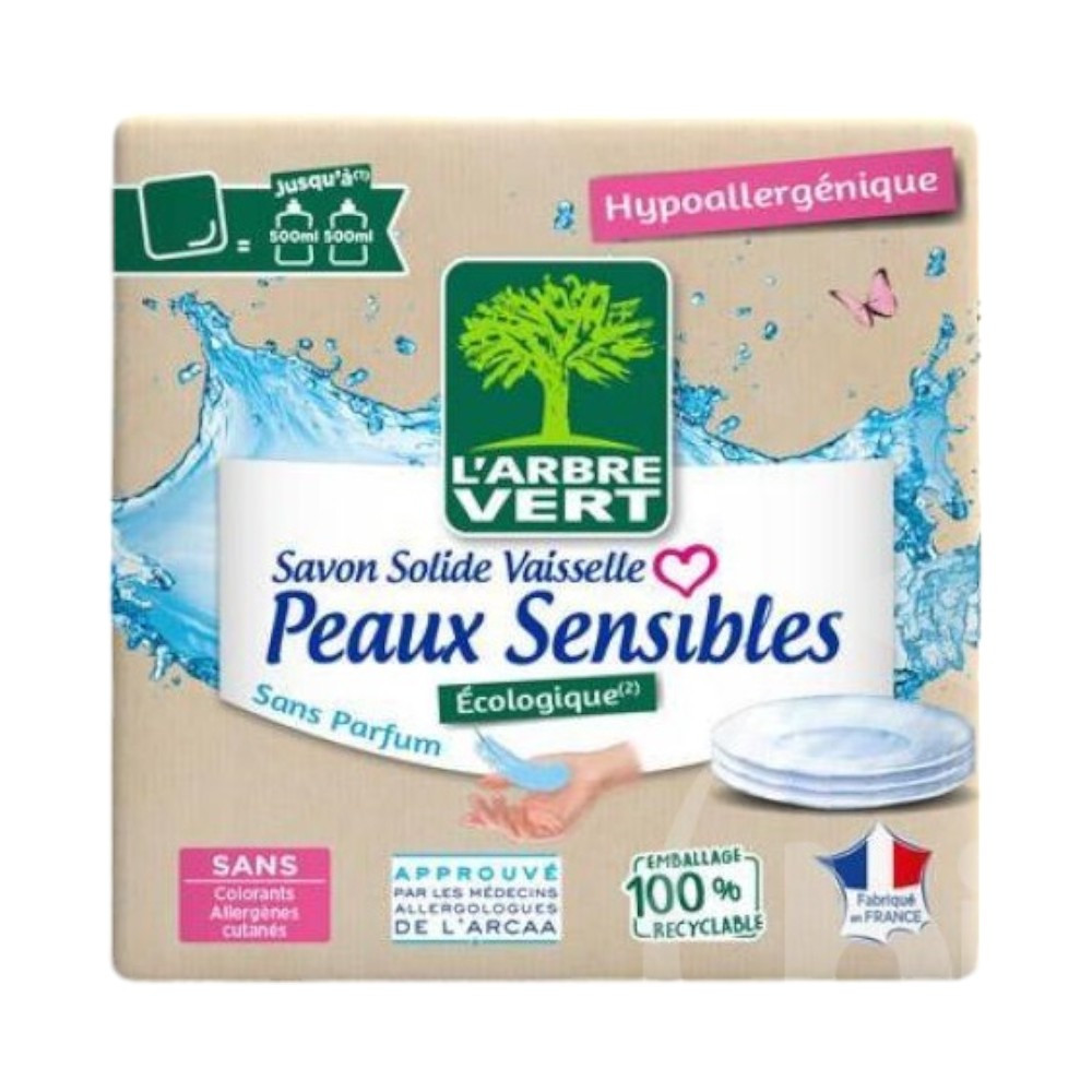 Larbre Vert mosogatószappan érzékeny bőrre 125 g