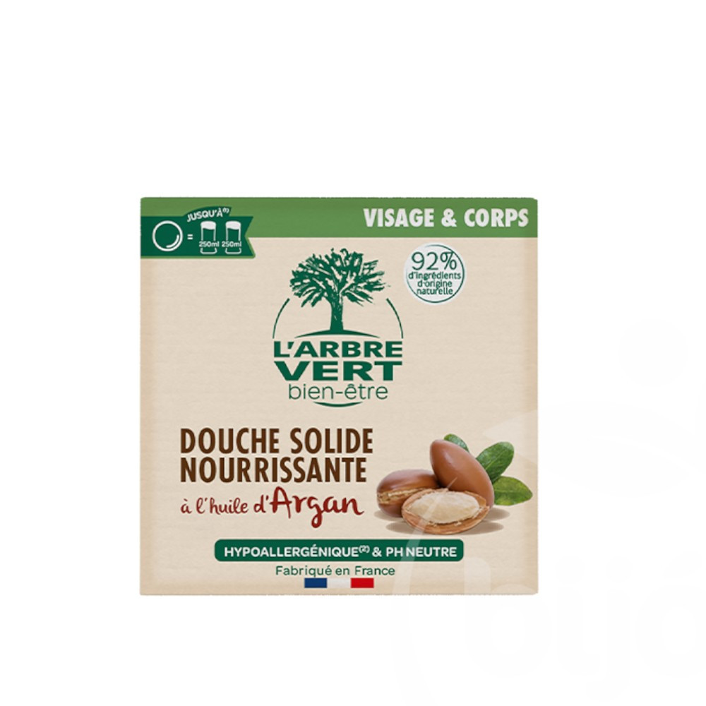 Larbre Vert szilárd tusfürdő argán 75 g