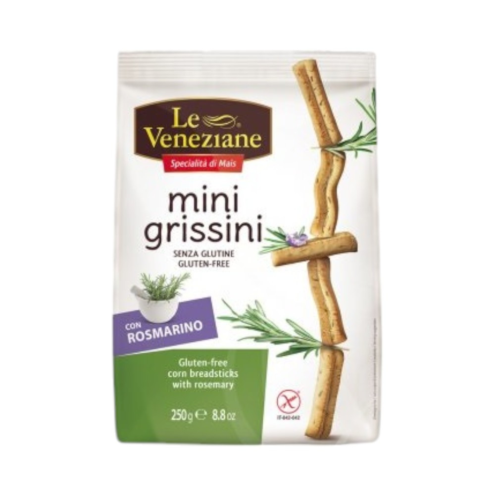 Mini rozmarnové grissini Le Veneziane 250 g