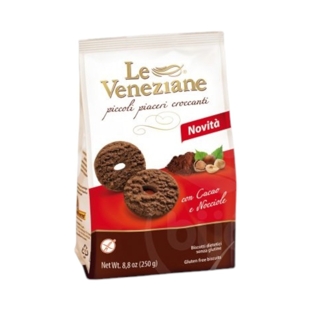 Biscuiții Le Veneziane cu alune și cacao 250 g