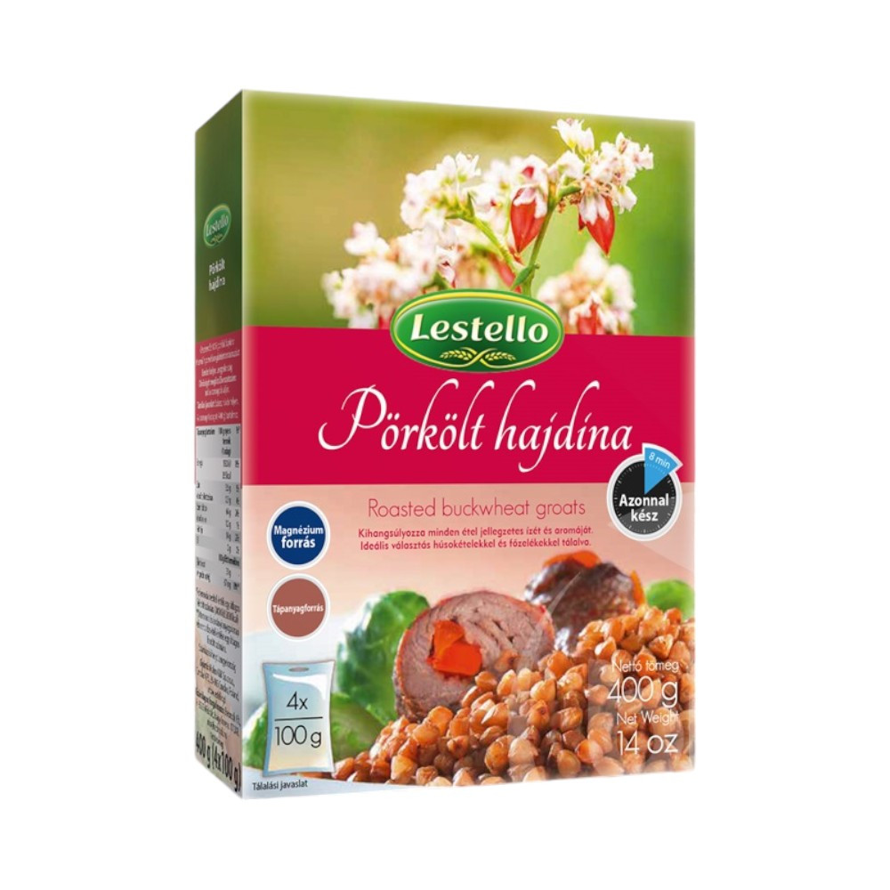 Lestello pörkölt hajdina 4x100g 400 g