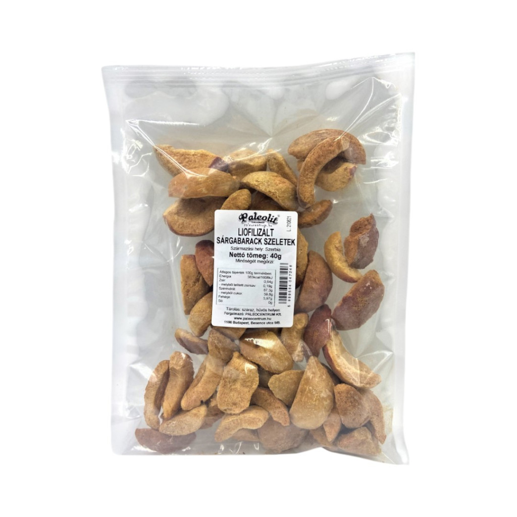 Gefriergetrocknete Aprikosenscheiben 40g Paleo