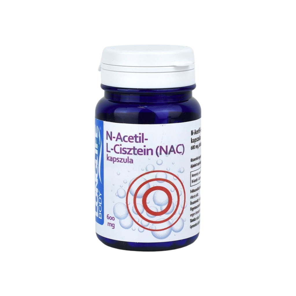 LONGLIFE N-ACETIL-L-CISZTEIN (NAC) KAPSZULA 60 db