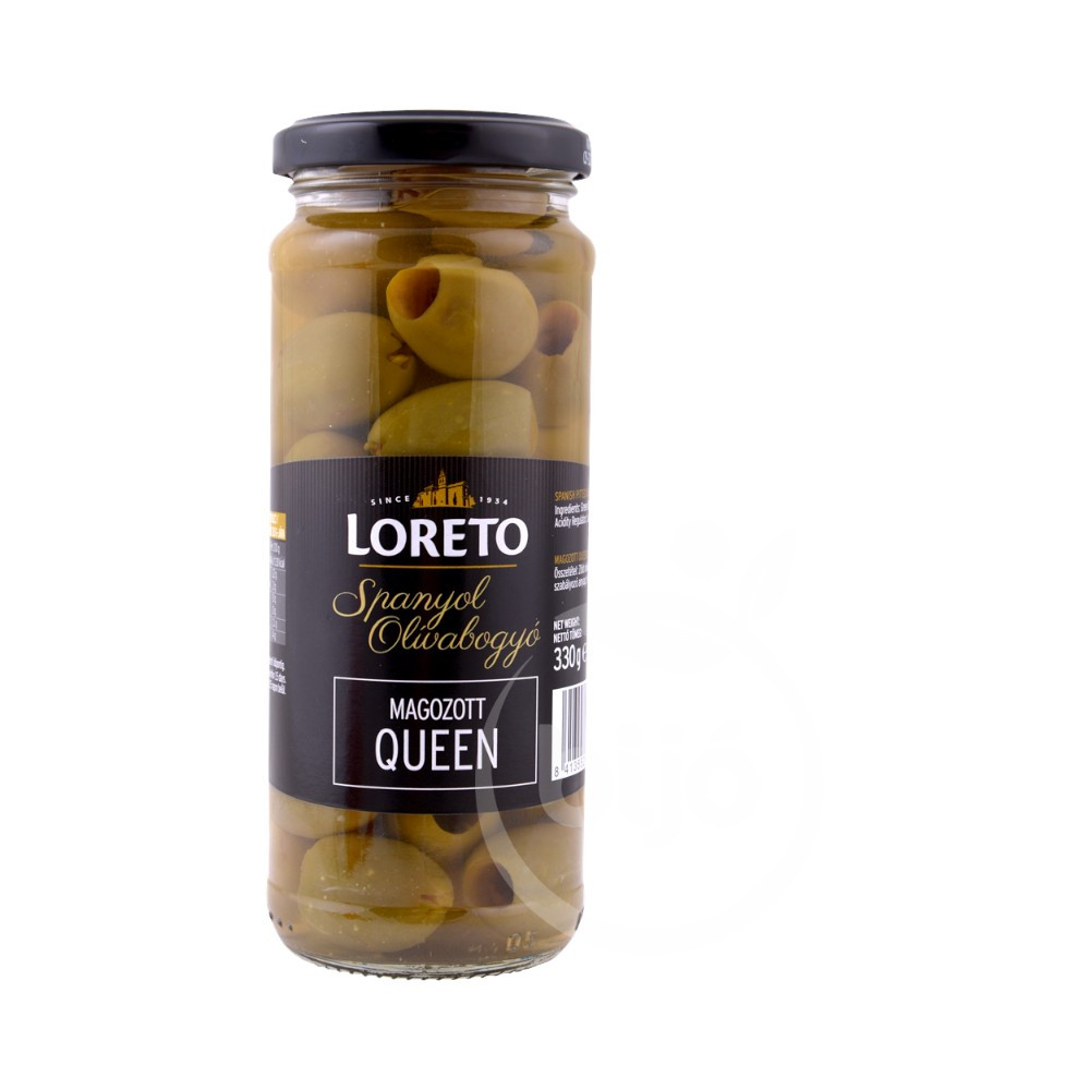 Entkernte grüne Oliven Loreto Queen 163 g